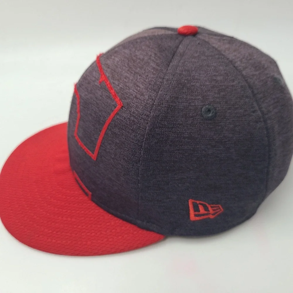 Cleveland Indians Hat Snapback New Era 9Fifty Blue Red MLB Baseball #2 Logo‎ Men